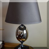 D23. Restoration Hardware Empire Egg table lamp. - $150 